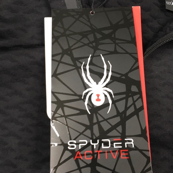SPYDER ACTIVE 1/4 ZIP LONG SLEEVE LIGHTWEIGHT QUICK DRY BREATHABLE SHIRT - Picture 6 of 7